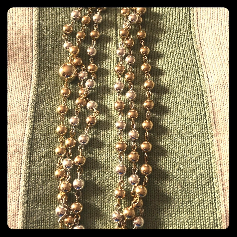 Talbots gold/silver necklace